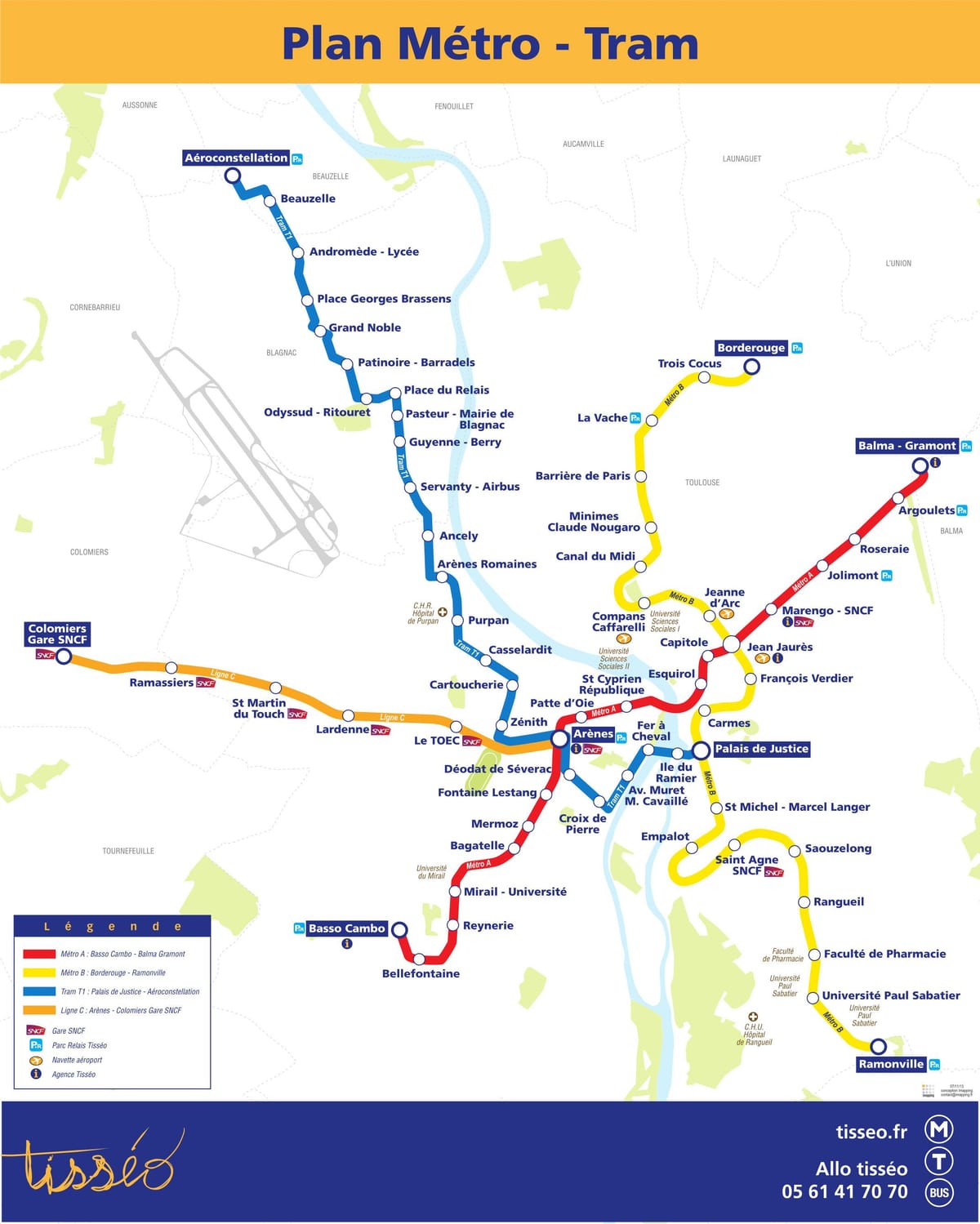 Metro Toulouse kartı PDF formatında