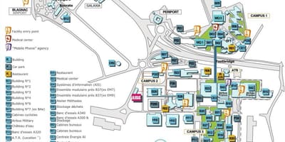 Kart "Airbus" Toulouse 