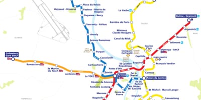 Metro Toulouse kartı PDF formatında