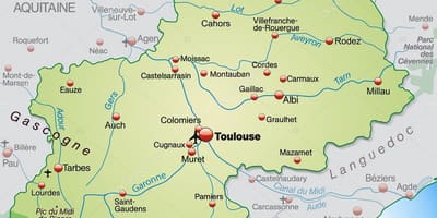Kart region Toulouse